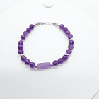 Pulsera de Amatista 8 mm y Plata 925 1