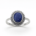 Anillo de Plata 925 con Piedra Amatista 1