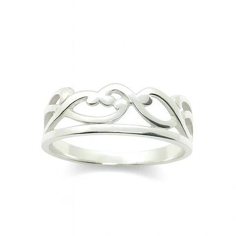 Anillo Diseño Trenzado en Plata 925