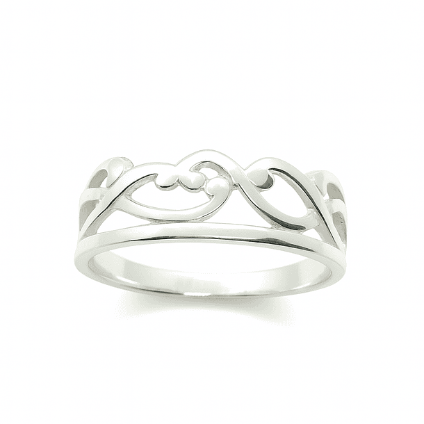 Anillo Diseño Trenzado en Plata 925