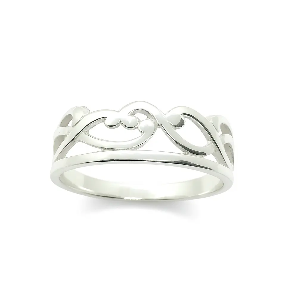 Anillo Diseño Trenzado en Plata 925 1