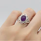 Anillo de Plata 925 con Piedra amatista - Miniatura 2