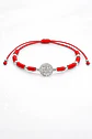 Pulsera Roja de Protección Ajustable en Plata 925 con Medalla de San Benito   - Miniatura 1