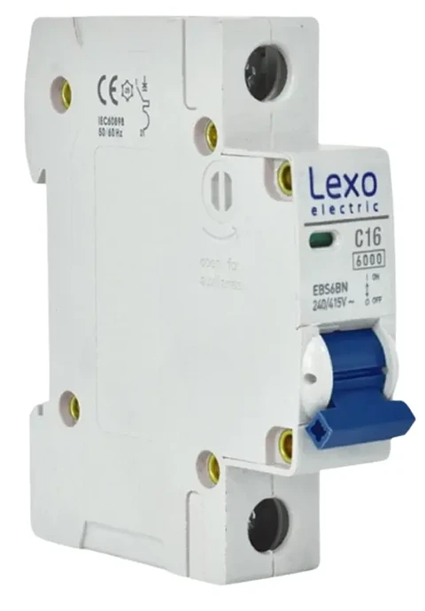 INTERRUPTOR AUTOMATICO 1X16A "C" 6KA EBS6BN LEXO ELECTRIC