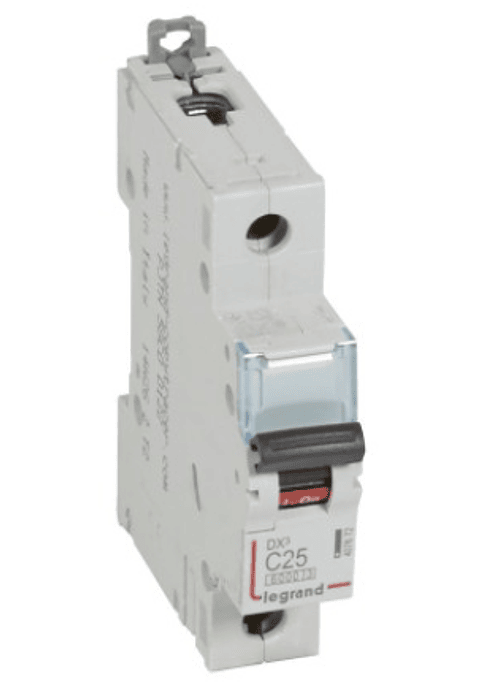 INTERRUPTOR AUTOMATICO 1X25A "C" 6/10KA DX3 407672 LEGRAND