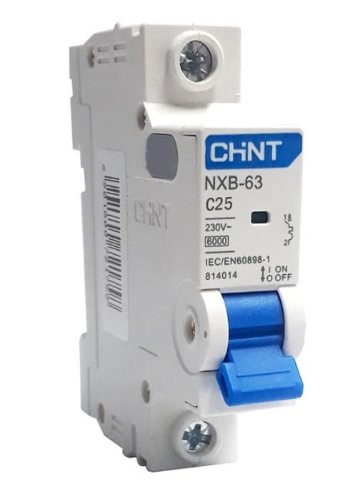 INTERRUPTOR AUTOMATICO 1X25A "C" 6KA CB-60 CHINT 