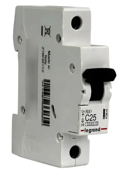 INTERRUPTOR AUTOMATICO 1X25A "C" 6KA RX3 419842 LEGRAND
