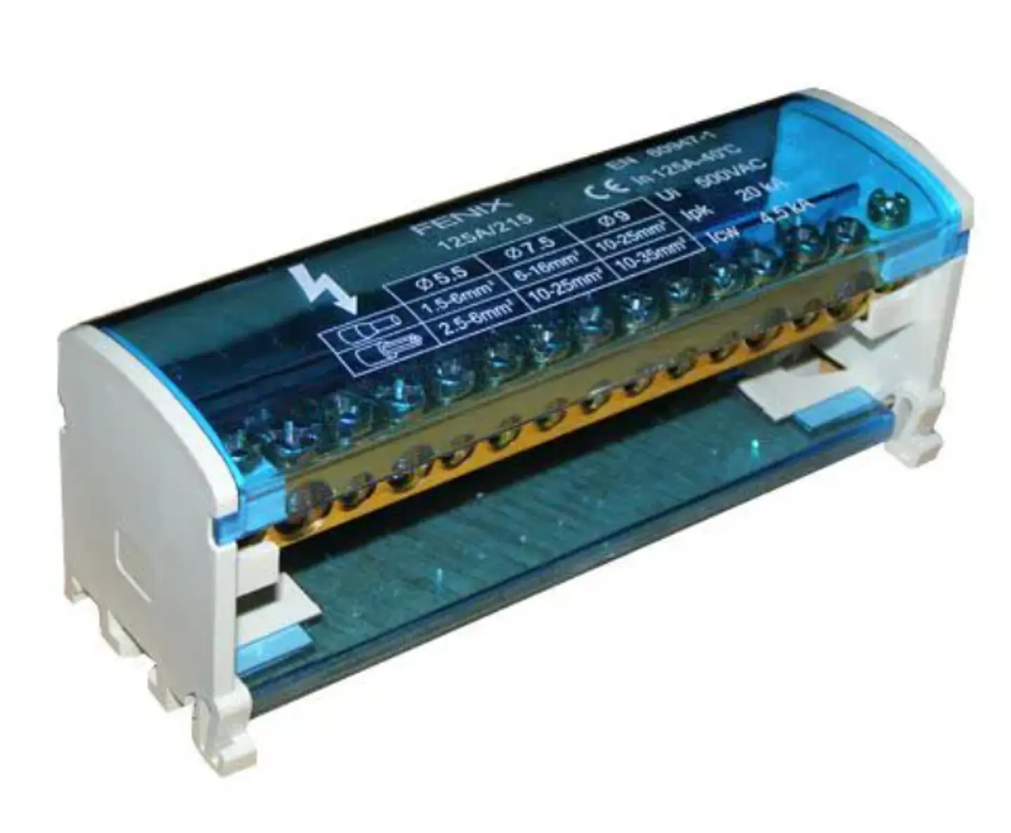 REPARTIDOR MOD BIPOLAR 125A 15P 1