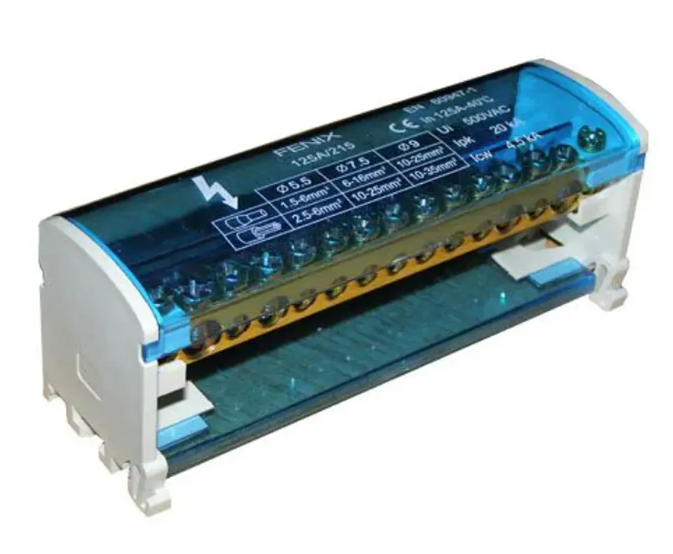 REPARTIDOR MOD BIPOLAR 125A 15P 1