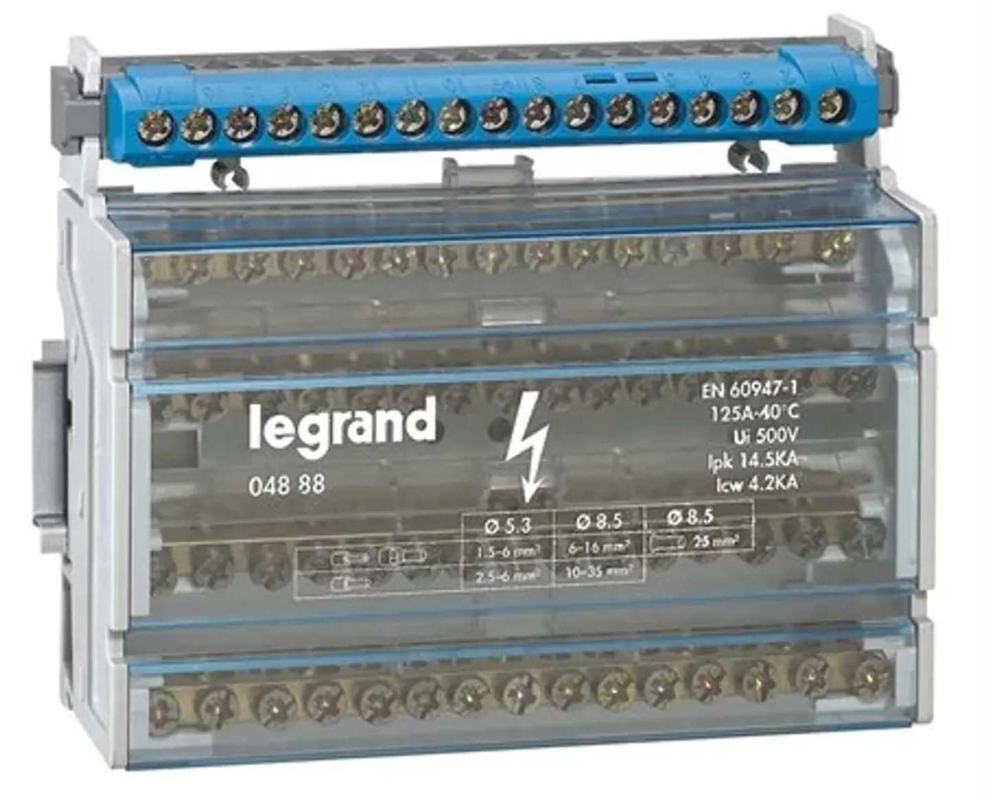 REPARTIDOR TETRAPOLAR 125A  LEGRAND