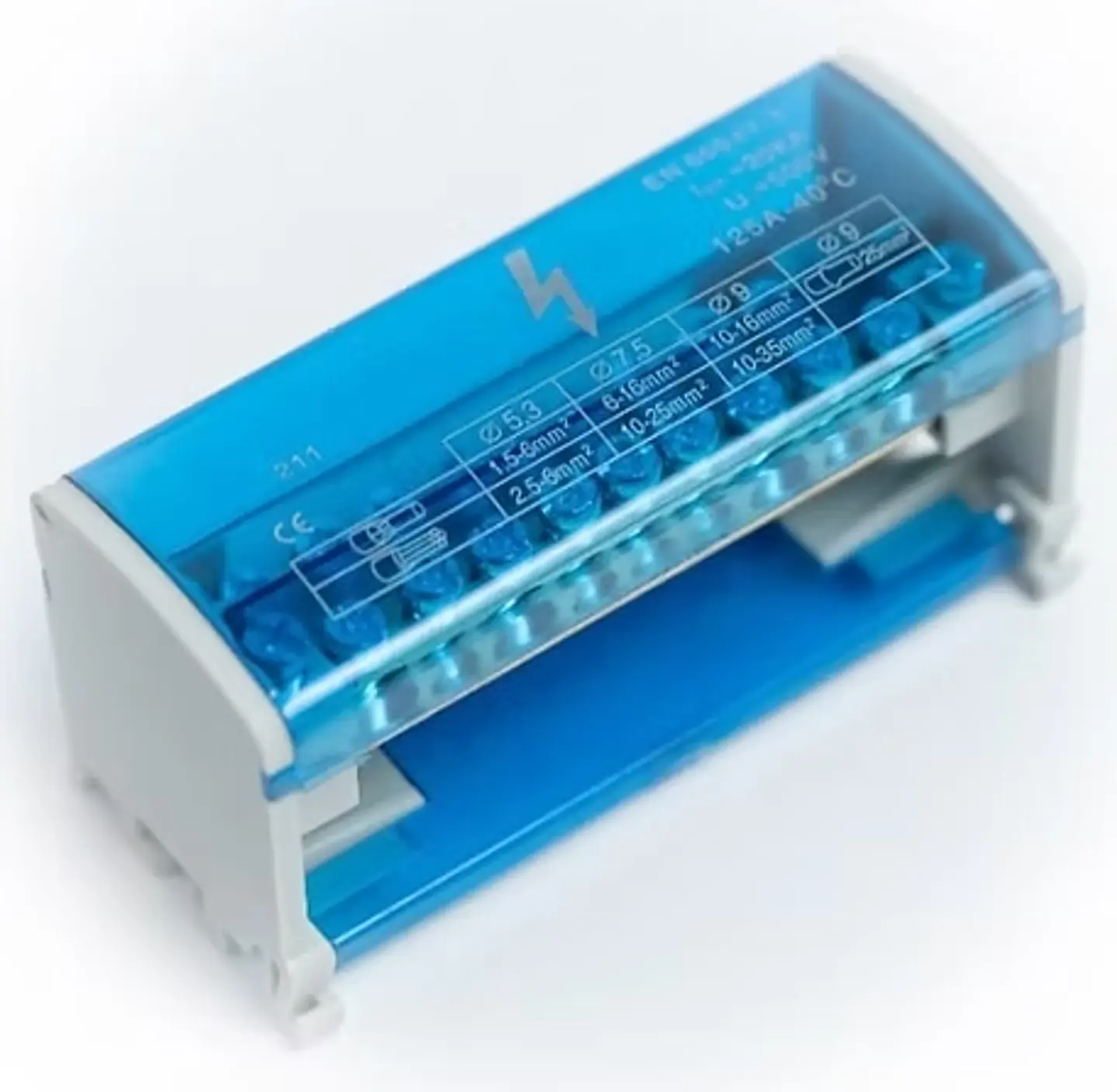 REPARTIDOR MOD BIPOLAR 125A 11P 1