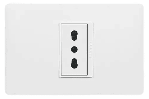 ENCHUFE SIMPLE EMB. ARMADO 10/16A LUZICA BLANCO