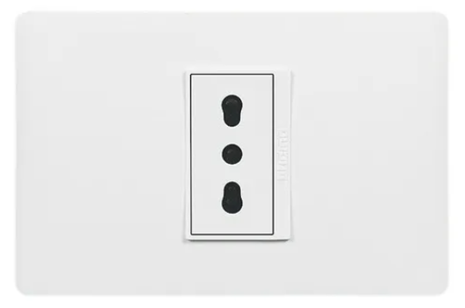 ENCHUFE SIMPLE EMB. ARMADO 10/16A LUZICA BLANCO 1