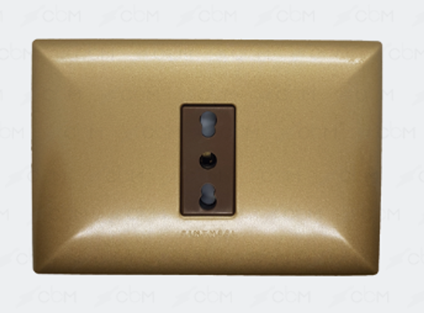 ENCHUFE SIMPLE 10A S17 BRONCE-CAFE ARMADO SINTHESI 1