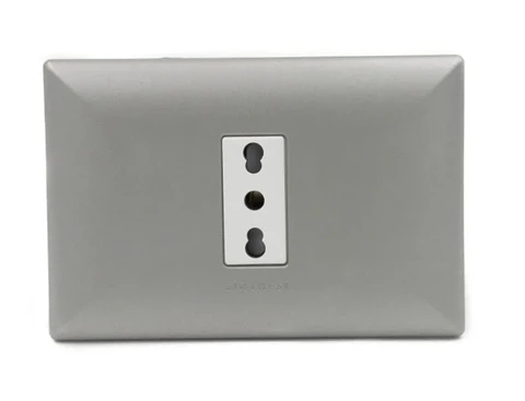 ENCHUFE SIMPLE 10/16A S17 NICKEL ARMADO SINTHESI