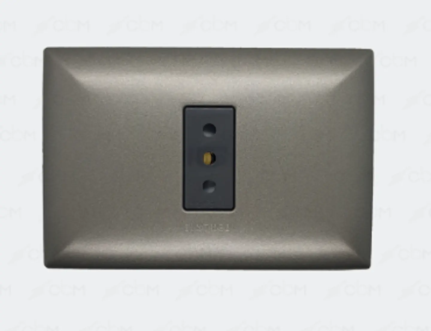 ENCHUFE SIMPLE EMB. ARMADO 10A MEC GRAFITO-NOIR 1