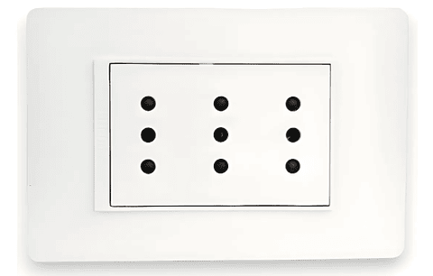 ENCHUFE TRIPLE EMB. ARMADO 10A LUZICA BLANCO