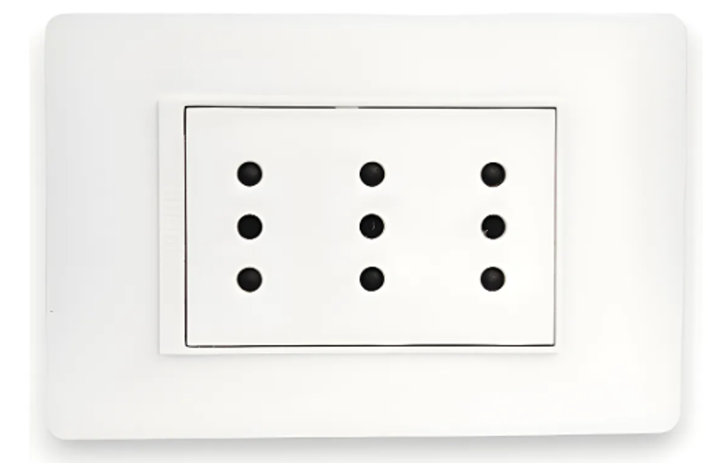 ENCHUFE TRIPLE EMB. ARMADO 10A LUZICA BLANCO 1