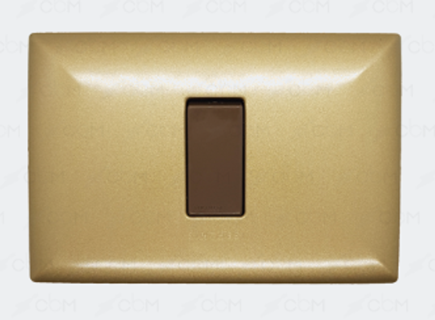 INTERRUPTOR CONMUTADOR 9/24 SIMPLE S17 BRONCE-CAFE ARMADO SINTHESI 1