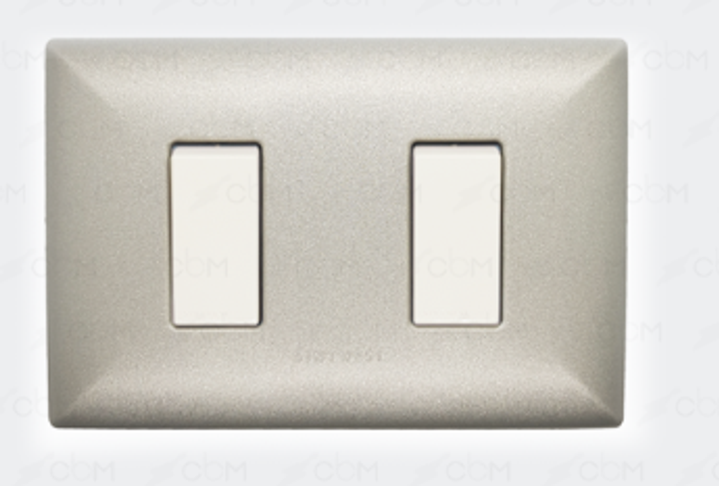 INTERRUPTOR DOBLE 9/15 S17 NICKEL ARMADO SINTHESI 1