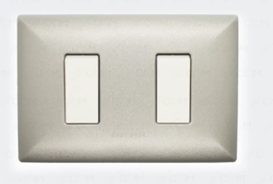 INTERRUPTOR DOBLE 9/15 S17 NICKEL ARMADO SINTHESI 1