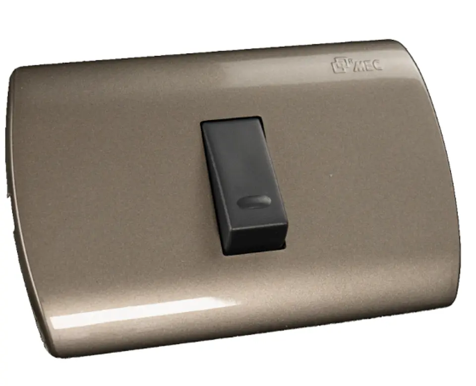 INTERRUPTOR SIMPLE 9/12 EMB. ARMADO MEC GRAFITO-NOIR 1