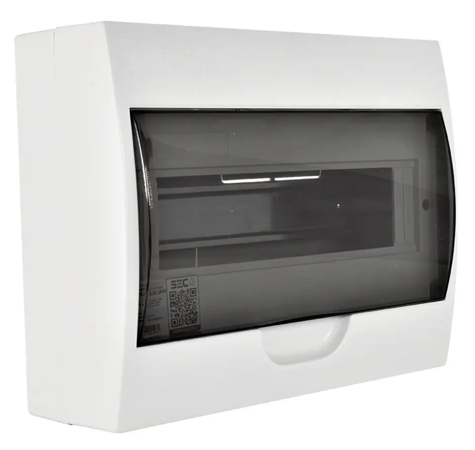 TABLERO SOBREPUESTO 12 MODULOS L/HALOGENO P/TRANSPARENTE FNX 1