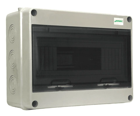 TABLERO SOBREPUESTO 15 MODULOS P/TRANSPARENTE PRODELBOX