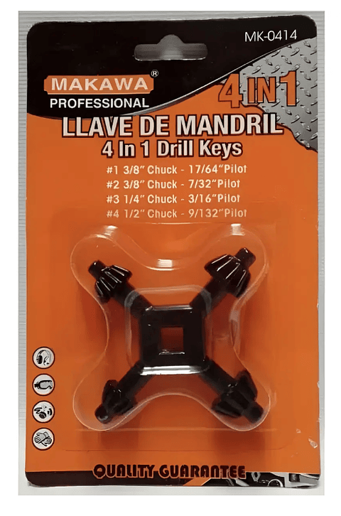 LLAVE MULTIFUNCION 4 EN 1 MAKAWA MK-1187