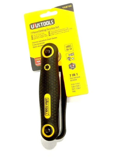 LLAVE TORX 7PCS BICOLOR UYUSTOOLS YXS702