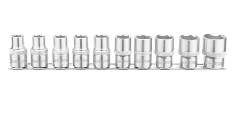 JUEGO DE DADOS DE IMPACTO LARGOS 1/2" CR-V 10PZAS JADEVER JDMS2D02