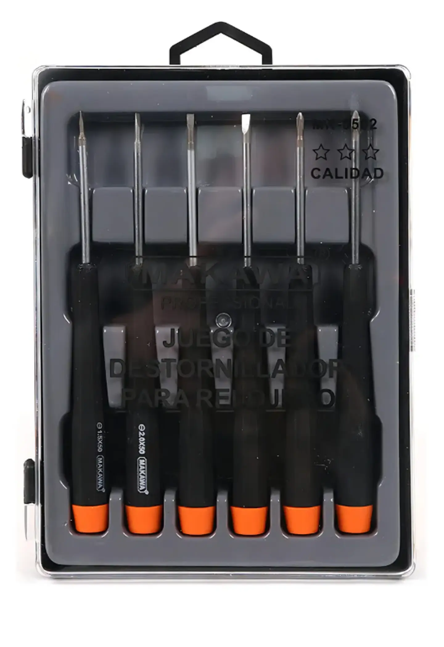 JUEGO DE DESTORNILLADOR PARA RELOJERO 6PCS MAKAWA MK-0502 1