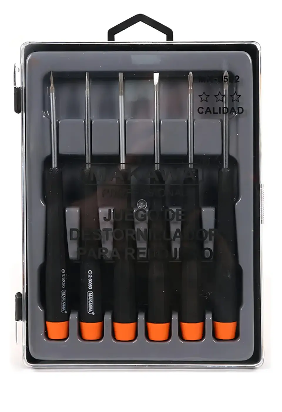JUEGO DE DESTORNILLADOR PARA RELOJERO 6PCS MAKAWA MK-0502 1