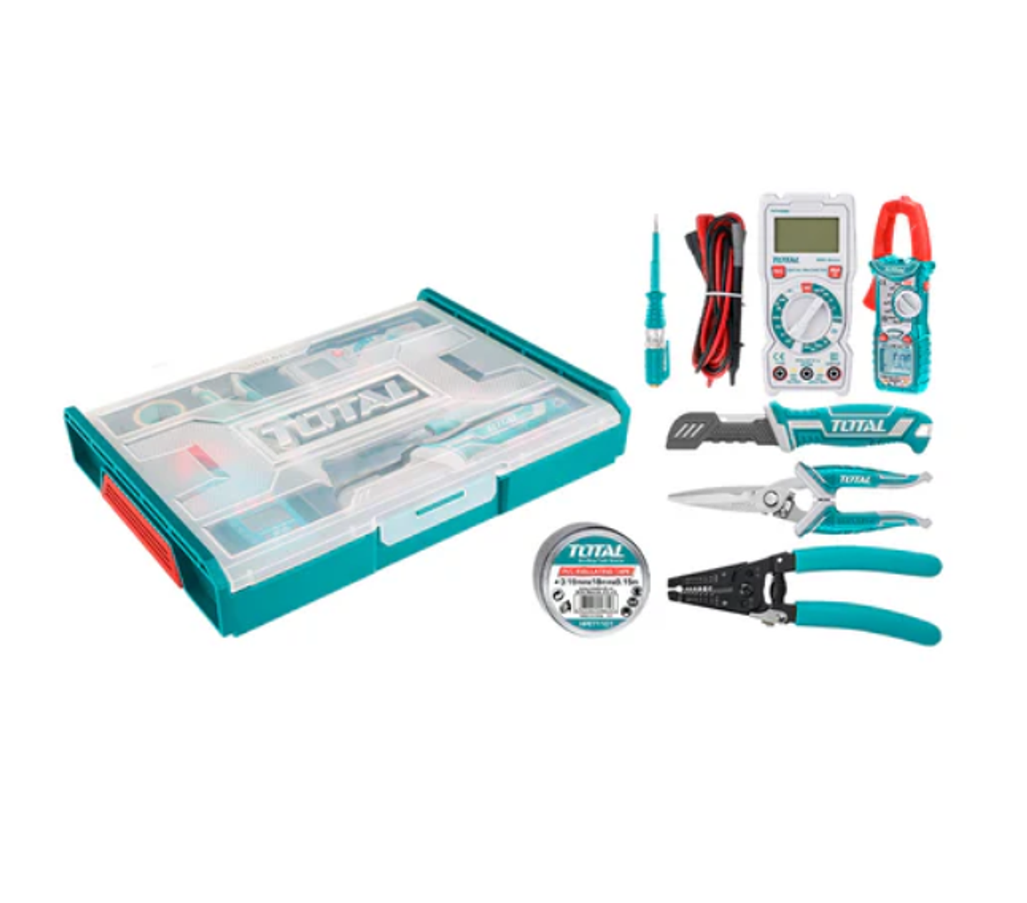 SET DE HERRAMIENTAS ELECTRICAS 7PZAS TOTAL THKTV02T071 1