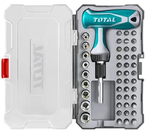 SET DESTORNILLADORES 47PZAS INTERCAMBIABLES TOTAL TACSD30476