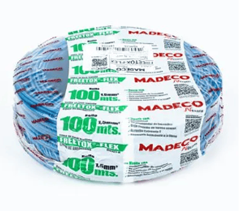 CABLE LIBRE DE HALOGENOS H07Z1-K 2,5MM2 ROLLO 100MTS AZUL
