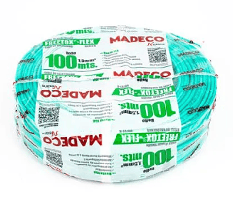 CABLE LIBRE DE HALOGENOS H07Z1-K 2,5MM2 ROLLO 100MTS VERDE
