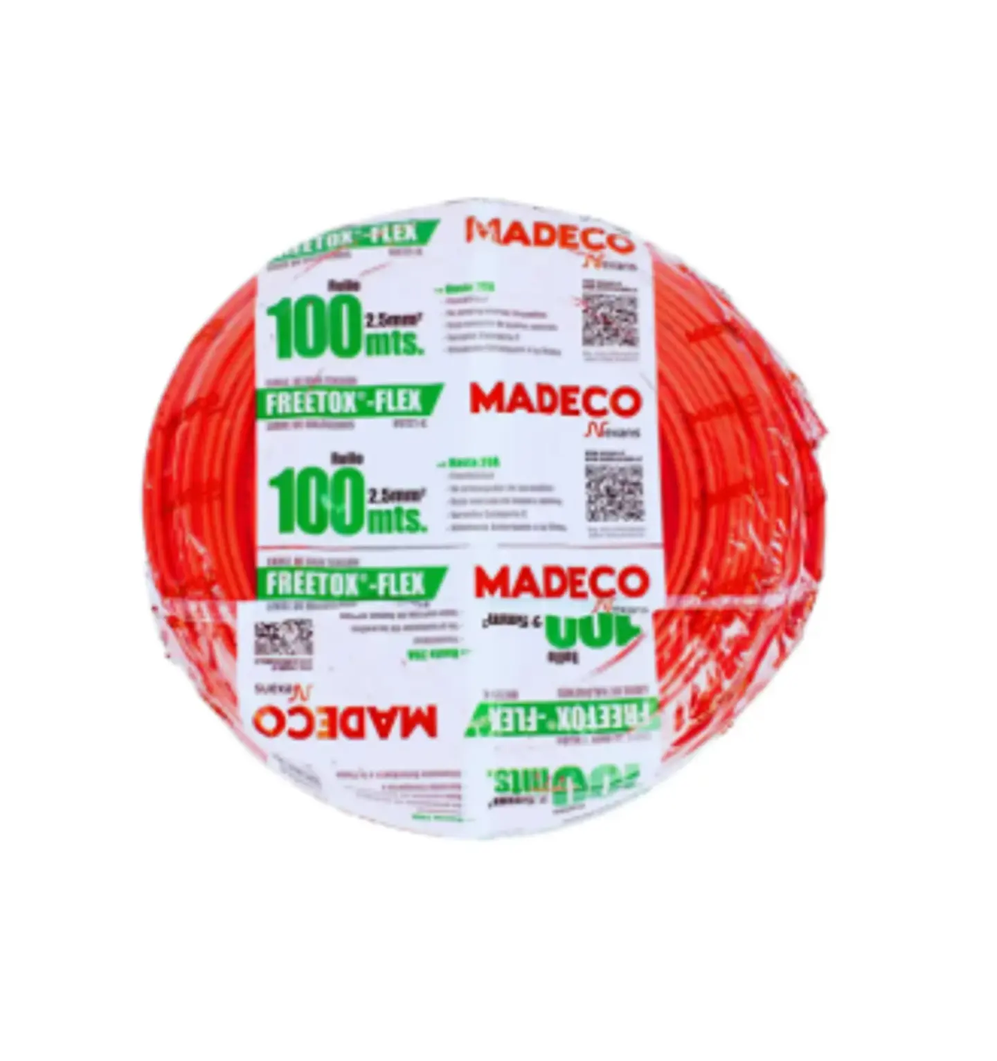 CABLE LIBRE DE HALOGENOS H07Z1-K 6MM2 ROLLO 100MTS ROJO 1
