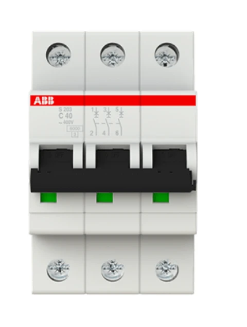 INTERRUPTOR AUTOMATICO 3X40A "C" 10KA S203 ABB