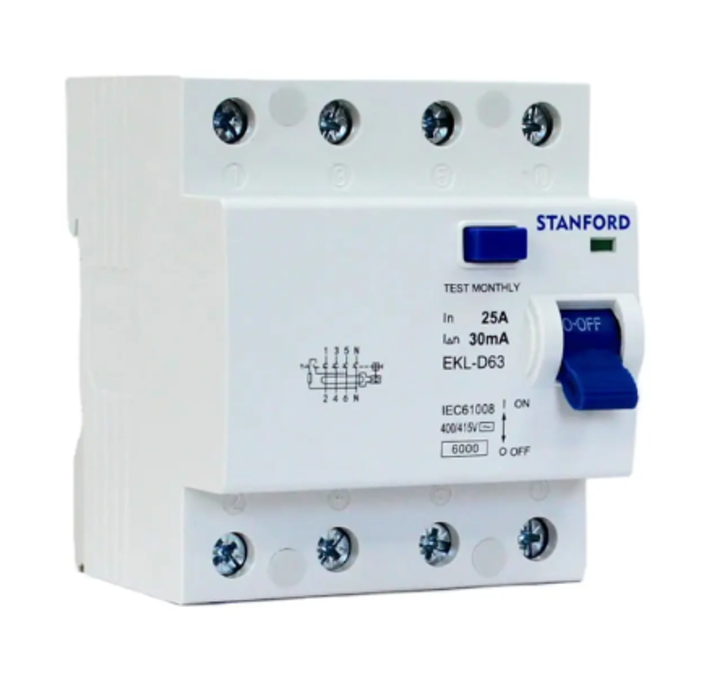 INTERRUPTOR DIFERENCIAL 4X25A 30MA 