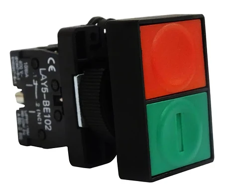 PULSADOR ARMADO EMERG ROTACION 40MM 1NC LAY5-ES542 1PCS FNX