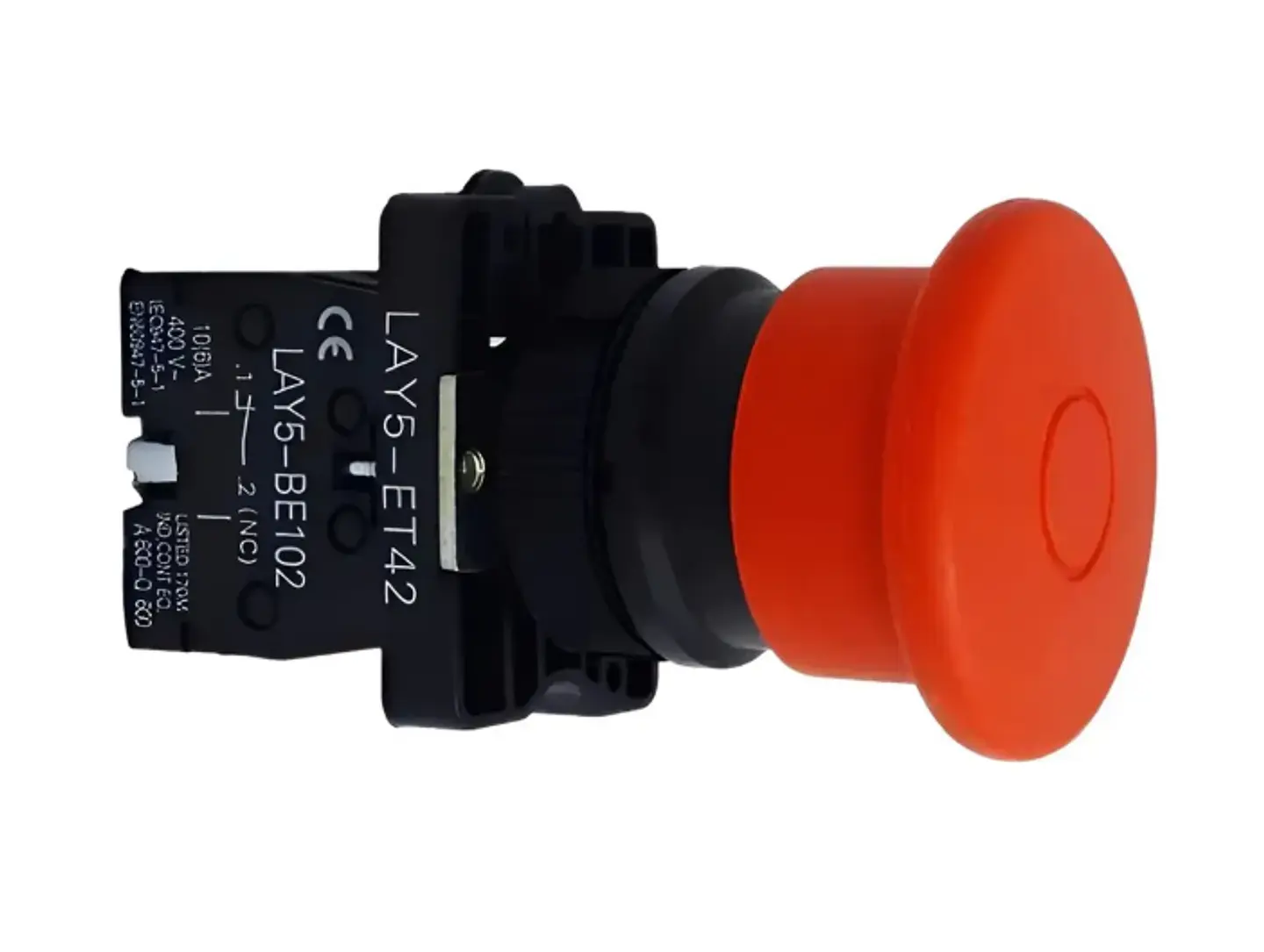 PULSADOR ARMADO EMERG ROTACION CAJA 40MM 1NC LAY5-J174 1PCS FNX 1