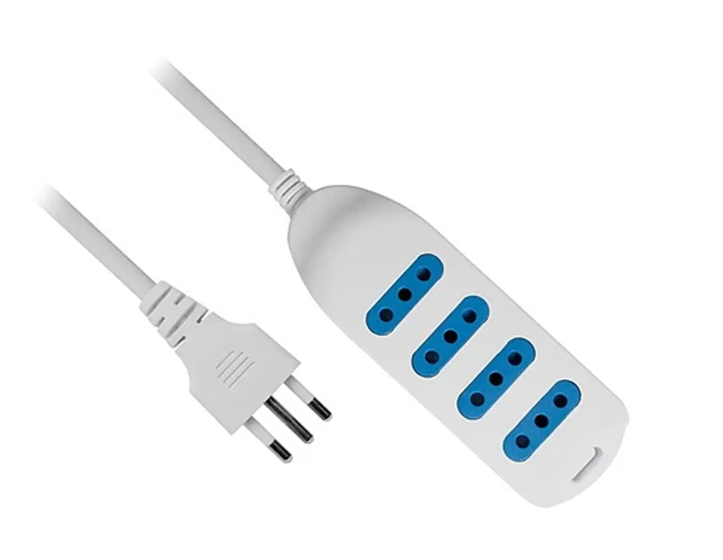 ALARGADOR MULTIPLE 4 ENTRADAS 5MTS 450B BLANCO PHILCO 1