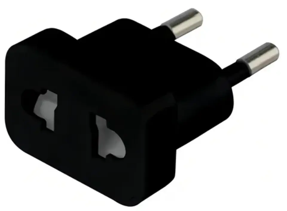 ADAPTADOR AMERICANO 10A 2P NEGRO EKOLINE 1
