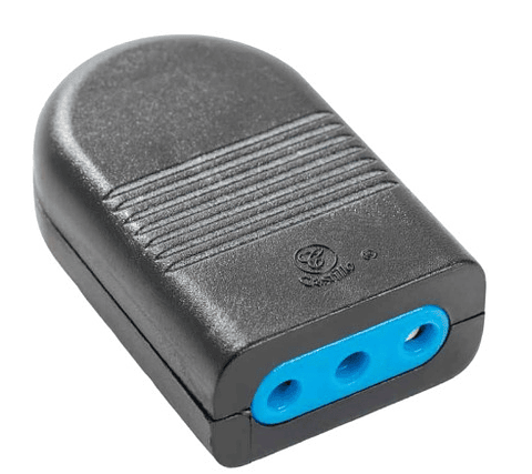 ENCHUFE HEMRBA 2P+T 10A NEGRO EKOLINE