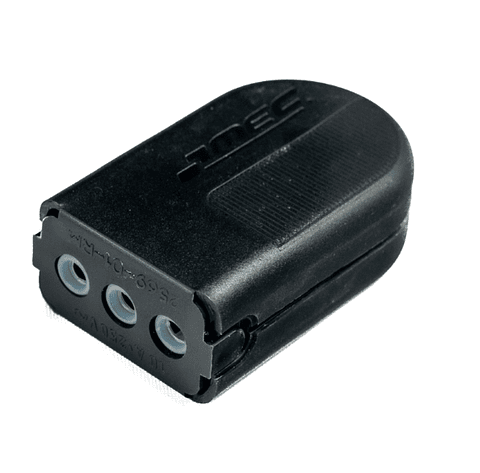 HEMBRA VOLANTE ABATIBLE 2P+T 10A NEGRO MEC