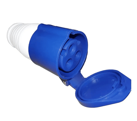 ENCHUFE HEMBRA INDUSTRIAL S/P 32A 3P+N+T 380V GENERICO "LEXO" 4 PUERTOS