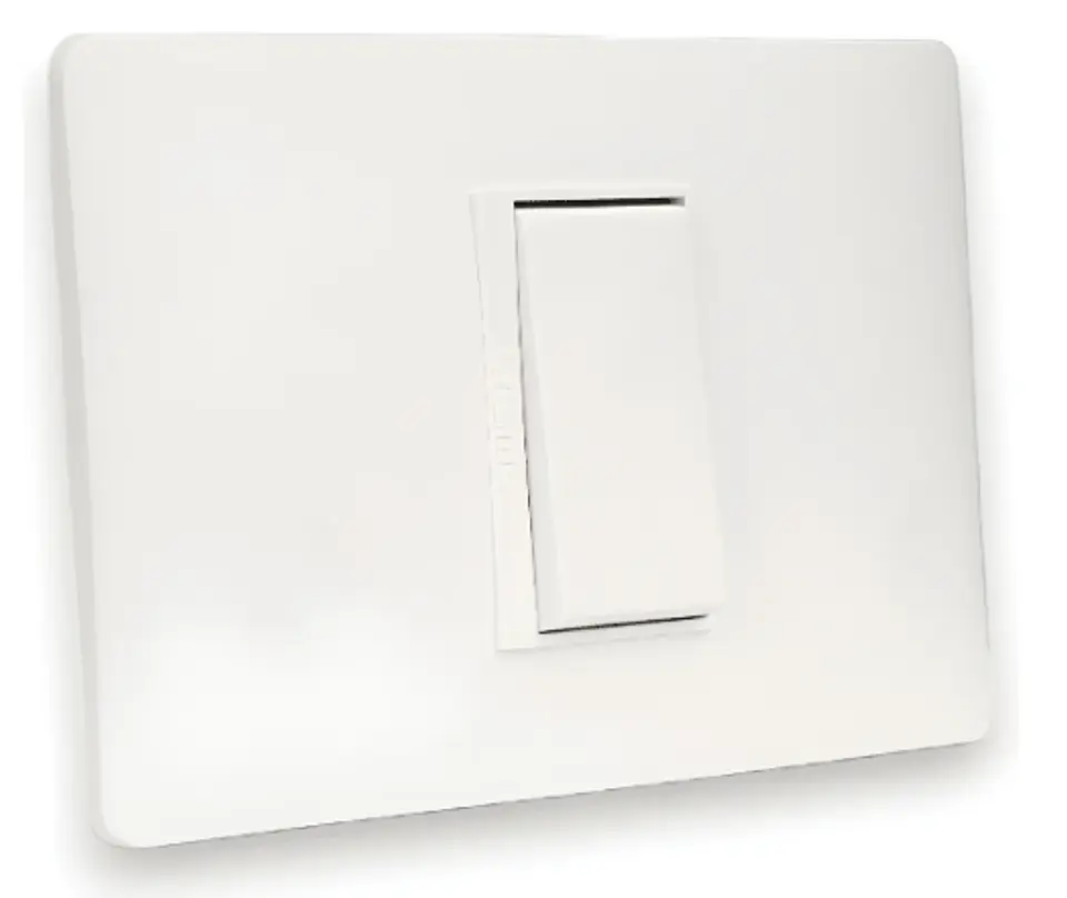 INTERRUPTOR SIMPLE 9/24 EMB. ARMADO LUZICA BLANCO 1