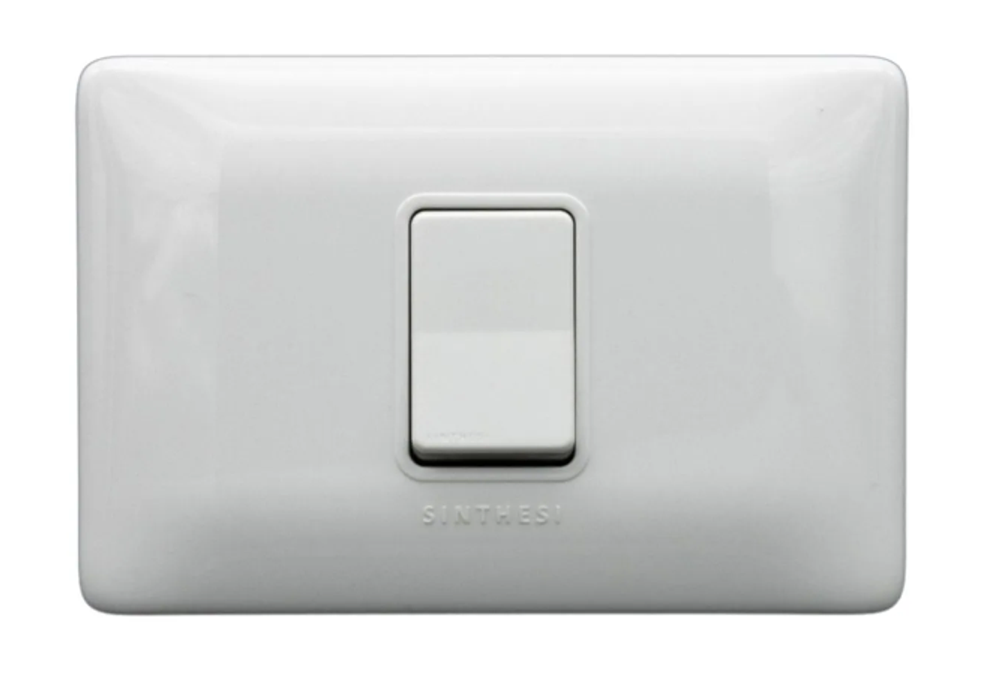 INTERRUPTOR SIMPLE 9/24 EMB. ARMADO SINTHESI S12 BLANCO 1