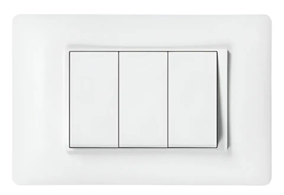 INTERRUPTOR SIMPLE 9/32 EMB. ARMADO LUZICA BLANCO 1